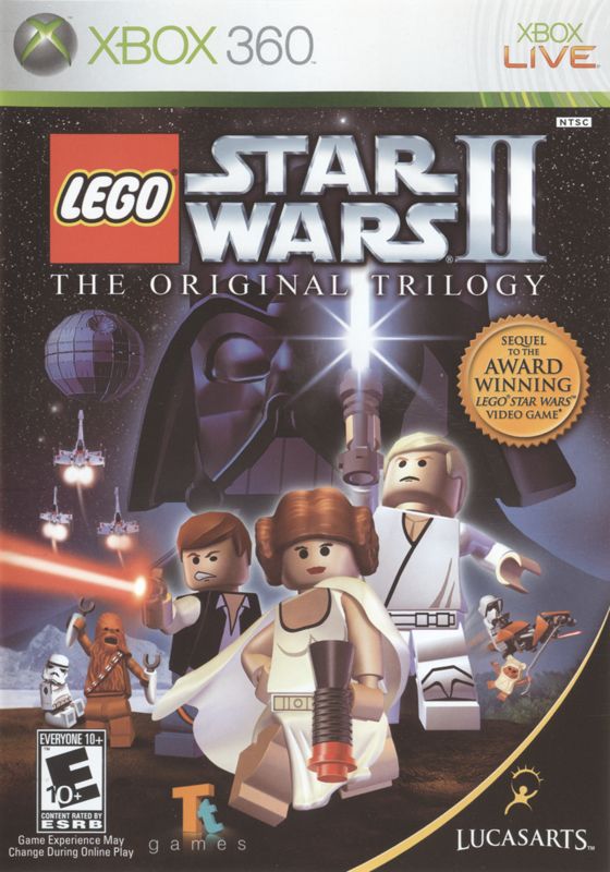 LEGO Star Wars II: The Original Trilogy box art for Xbox 360
